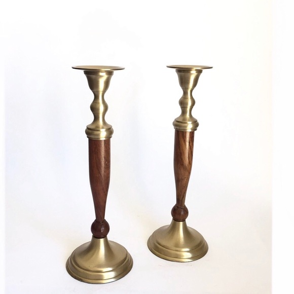 Vintage Other - Tall Vintage Candleholders - Pair